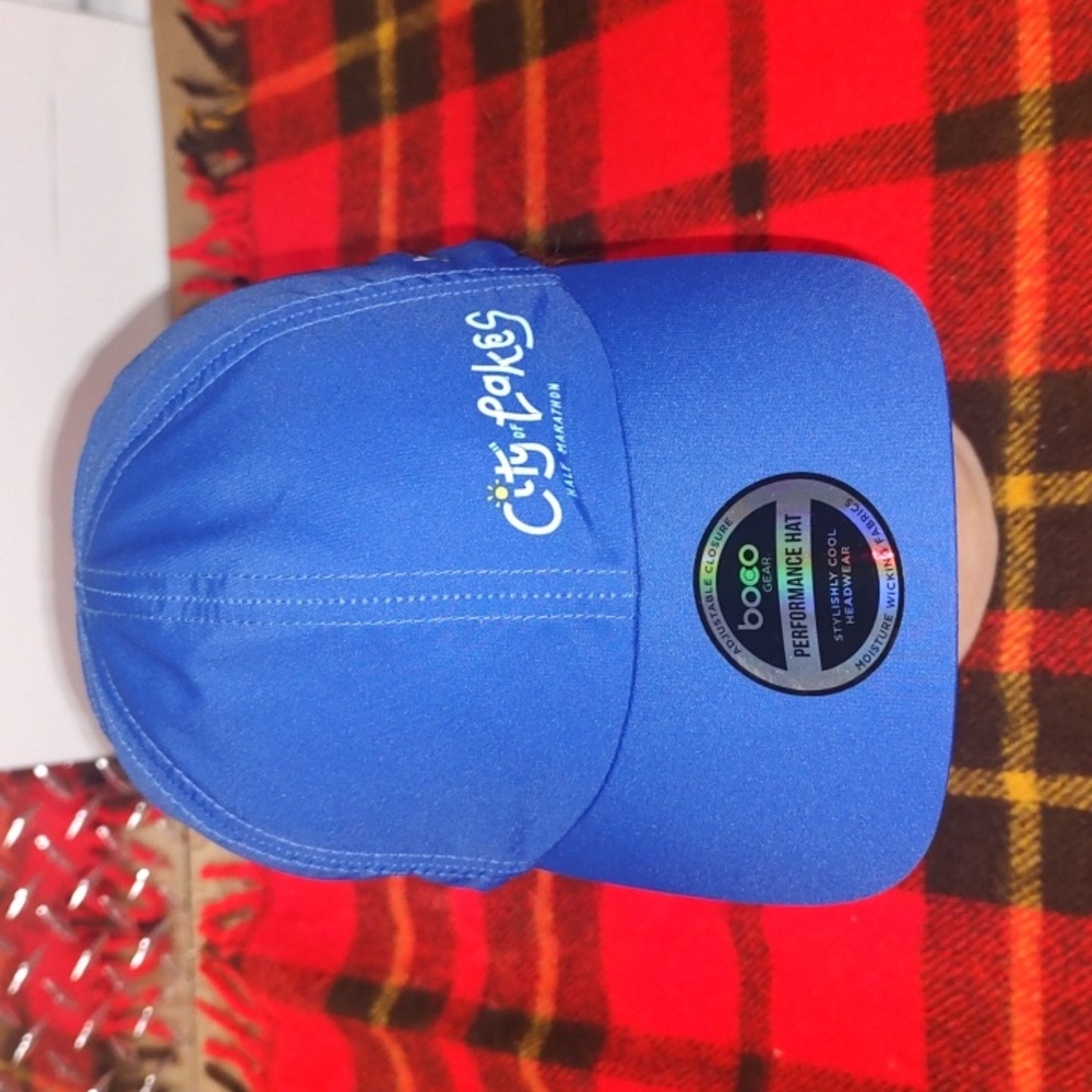 Boco Gear City Of Lakes Half Marathon Strapback Running Cycling Unisex Cap New